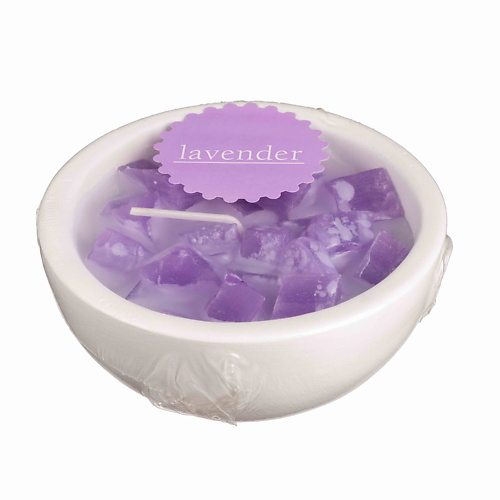 

HOME INTERIORS Свеча в гипсовой чаше МЕЛАНЖ аромат "Лаванда", Свеча в гипсовой чаше МЕЛАНЖ аромат "Лаванда"