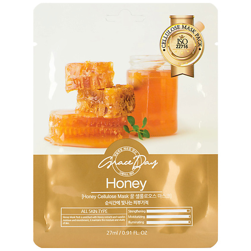 

GRACE DAY Тканевая маска с экстрактом меда 27, Тканевая маска с экстрактом меда