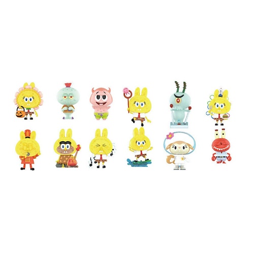 

POP MART Игрушка-сюрприз Labubu The Monsters Spongebob Series ,рандомный выбор,2 шт, 9 см, Игрушка-сюрприз Labubu The Monsters Spongebob Series ,рандомный выбор,2 шт, 9 см