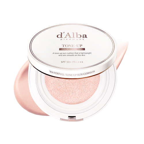 

D`ALBA Солнцезащитный кушон для осветления кожи Waterfull Tone-Up Sun Cushion SPF50+ PA++++ 15, Солнцезащитный кушон для осветления кожи Waterfull Tone-Up Sun Cushion SPF50+ PA++++