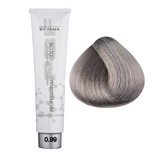 

PROFESSIONAL BY FAMA Ухаживающая краска для волос без оксида Molecolar 0.99 180, Ухаживающая краска для волос без оксида Molecolar 0.99