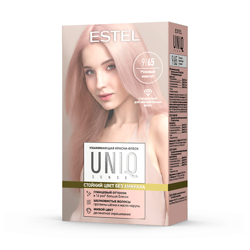 

ESTEL PROFESSIONAL ESTEL Краска для волос без аммиака, UNIQ 9/65 блондин фиолетово-красный 258, ESTEL Краска для волос без аммиака, UNIQ 9/65 блондин фиолетово-красный
