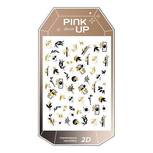 

PINK UP Наклейки для ногтей DECOR AUTUMN COLLECTION 2D переводные, Наклейки для ногтей DECOR AUTUMN COLLECTION 2D переводные