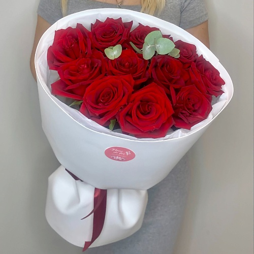 

FLEUR DE FEE ЦВЕТОЧНАЯ ФЕЯ Букет 11 красных роз Эксплорер Премиум Эквадор, Букет 11 красных роз Эксплорер Премиум Эквадор