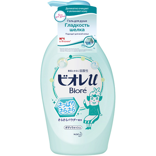 

BIORE Гель для душа Гладкость шелка 480, Гель для душа Гладкость шелка