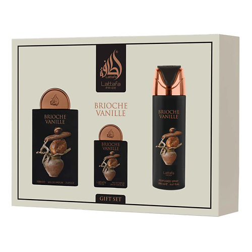 

LATTAFA Набор Brioche Vanille: Парфюмерная вода + Дезодорант, Набор Brioche Vanille: Парфюмерная вода + Дезодорант