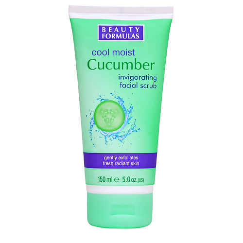 

BEAUTY FORMULAS Скраб для лица тонизирующий Cucumber Invigorating Facial Scrub 150, Скраб для лица тонизирующий Cucumber Invigorating Facial Scrub