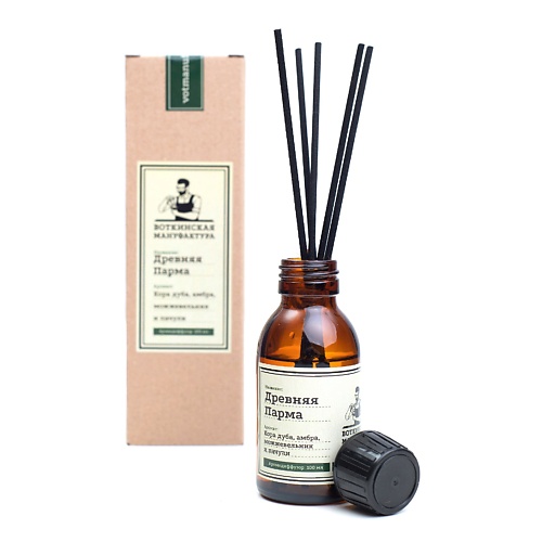 

ВОТКИНСКАЯ МАНУФАКТУРА Аромадиффузор "ДРЕВНЯЯ ПАРМА" 100, Аромадиффузор "ДРЕВНЯЯ ПАРМА"