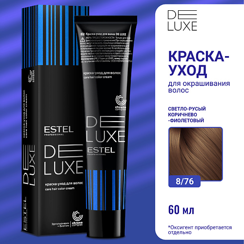 

ESTEL PROFESSIONAL ESTEL Краска-уход для волос DE LUXE 60, ESTEL Краска-уход для волос DE LUXE