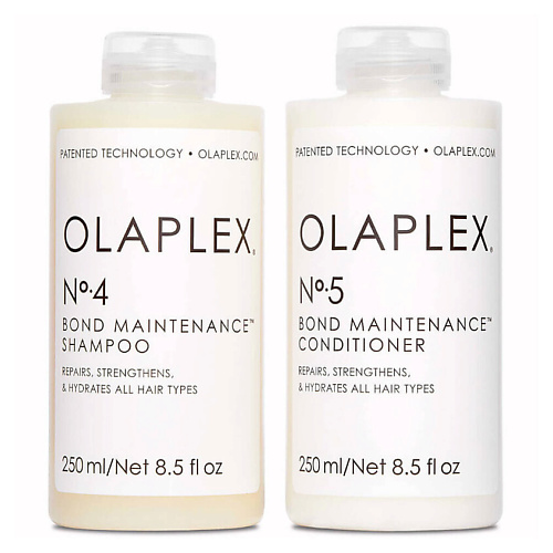 

OLAPLEX Набор с шампунем и кондиционером для волос Maintenance Bundle, Набор с шампунем и кондиционером для волос Maintenance Bundle