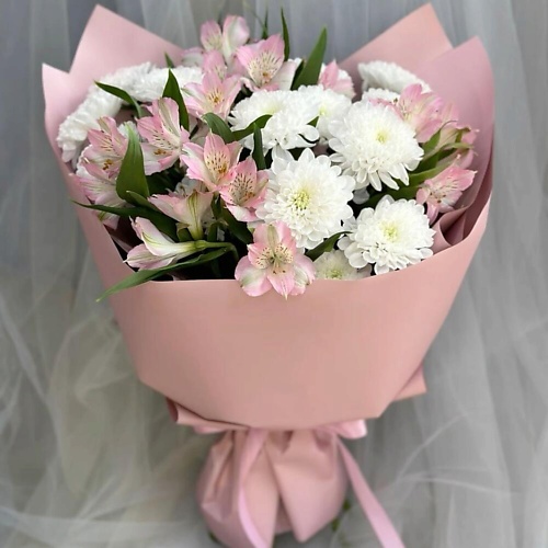 

FLOWERTVER Альстромерия и хризантемы, Альстромерия и хризантемы