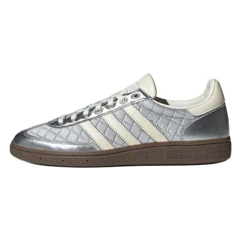 

ADIDAS ORIGINAL Кроссовки Handball Spezial Silver Metallic Cream White Gum Women's, Кроссовки Handball Spezial Silver Metallic Cream White Gum Women's