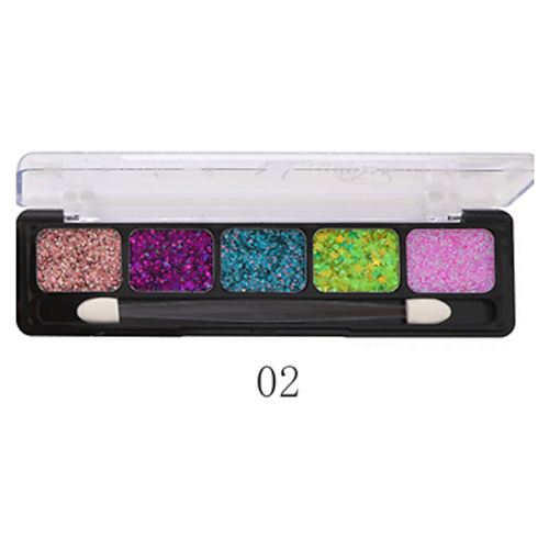 

FARRES Тени для век с блестками "Клубная ночь" 5 цветов, Тени для век с блестками "Клубная ночь" 5 цветов