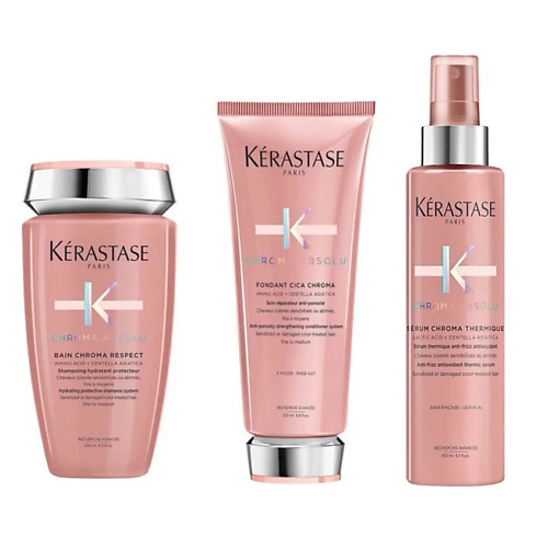 Набор для ухода за волосами KERASTASE Набор Chroma Absolu Set Respect Serum