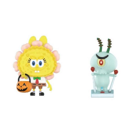 

POP MART Игрушка-сюрприз The Monsters Spongebob SeriesJack-o'-lantern + ruffian boss x TYCOCO, 9 см, Игрушка-сюрприз The Monsters Spongebob SeriesJack-o'-lantern + ruffian boss x TYCOCO, 9 см