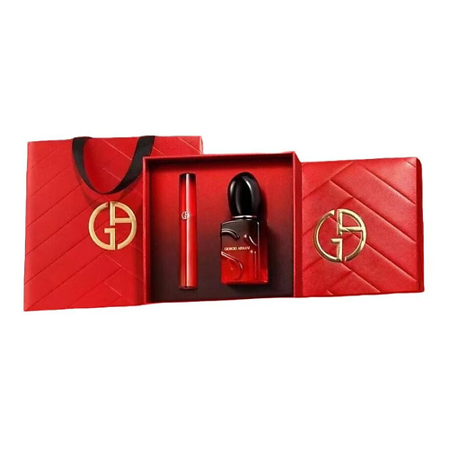 

GIORGIO ARMANI Подарочный набор Sì Passione Eau de Parfum Intense+Lip Maestro, Подарочный набор Sì Passione Eau de Parfum Intense+Lip Maestro