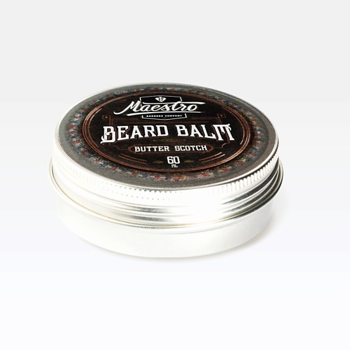 

GREAT MAESTRO BARBERS COMPANY Бальзам для бороды Butter Scotch 60, Бальзам для бороды Butter Scotch