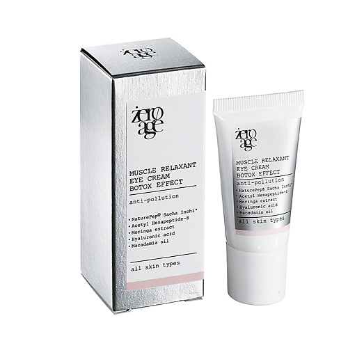 

ZERO AGE Крем-миорелаксант для век ботокс эффект Muscle Relaxant Eye Cream Botox Effect 15, Крем-миорелаксант для век ботокс эффект Muscle Relaxant Eye Cream Botox Effect