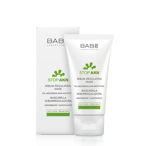 

LABORATORIOS BABE СТОП АКН Маска для лица себорегулирующая 50, СТОП АКН Маска для лица себорегулирующая