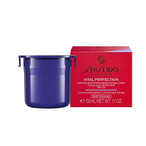 SHISEIDO Дневной лифтинг-крем повышающий упругость кожи SPF30 сменный блок Vital Perfection Advanced Day Cream 50 10425₽