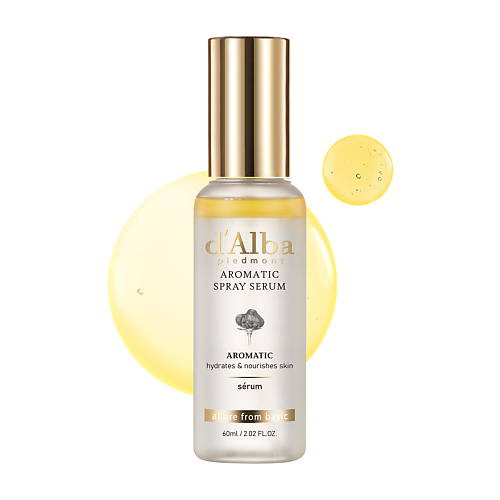 

D`ALBA Мультифункциональная спрей сыворотка White Truffle First Aromatic Spray Serum 60, Мультифункциональная спрей сыворотка White Truffle First Aromatic Spray Serum