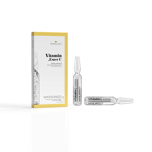 

BIOBALANCE Ампулы для сияния кожи с витамином С SUPER AMPOULE VITAMIN C ESTER 20, Ампулы для сияния кожи с витамином С SUPER AMPOULE VITAMIN C ESTER