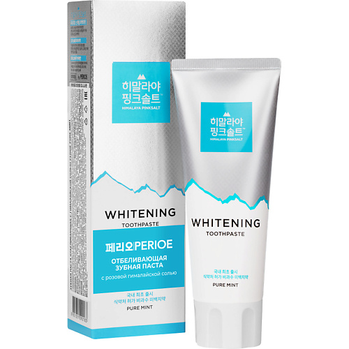 

PERIOE Зубная паста с розовой гималайской солью отбеливающая Whitening Himalaya Pink Salt Pure Mint 100, Зубная паста с розовой гималайской солью отбеливающая Whitening Himalaya Pink Salt Pure Mint