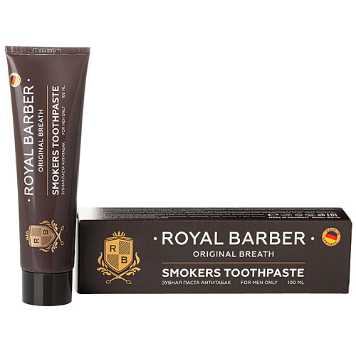 

ROYAL BARBER Зубная паста АНТИТАБАК 100, Зубная паста АНТИТАБАК