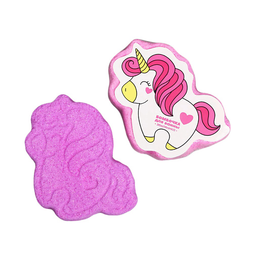 

BEAUTY FOX Бурляший шар «Единорог», с ароматом земляники, Бурляший шар «Единорог», с ароматом земляники