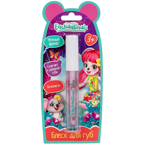 

МИЛАЯ ЛЕДИ Блеск для губ на блистере, розовый Enchantimals, Блеск для губ на блистере, розовый Enchantimals