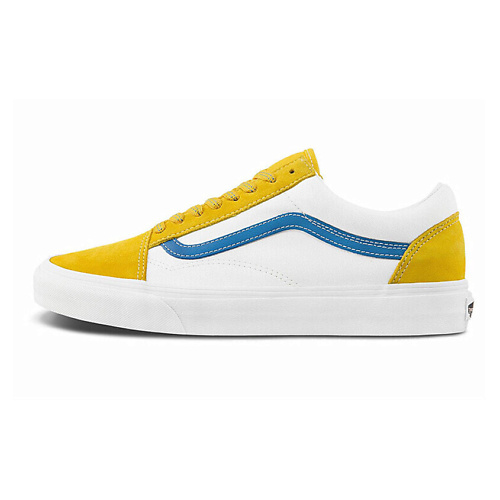 

VANS Кроссовки Old Skool White/Yellow/Blue, Кроссовки Old Skool White/Yellow/Blue