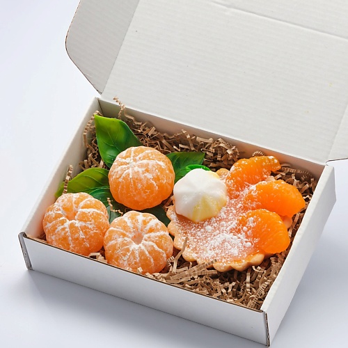 

SKUINA Мыло ручной работы Большая тарталетка с мандаринами и зефиром 1, Мыло ручной работы Большая тарталетка с мандаринами и зефиром