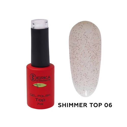 

BERKA Верхнее покрытие для гель-лака 7, Верхнее покрытие для гель-лака