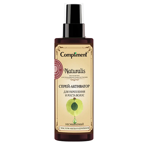 

COMPLIMENT Naturalis Спрей-активатор для укрепления и роста волос 200, Naturalis Спрей-активатор для укрепления и роста волос