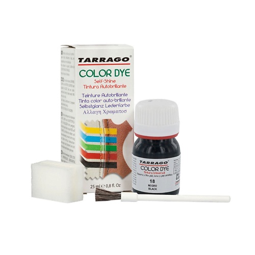 

TARRAGO Черная краска для обуви, одежды, сумок, мебели COLOR DYE 25, Черная краска для обуви, одежды, сумок, мебели COLOR DYE