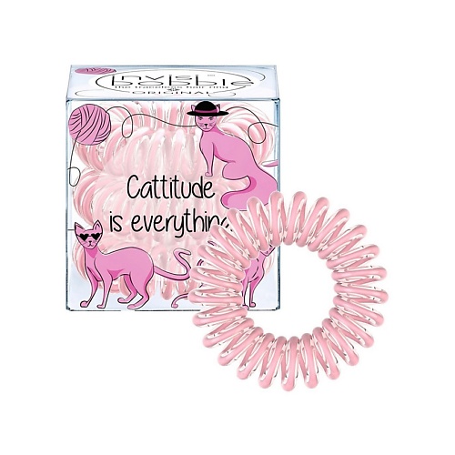 

INVISIBOBBLE Резинка-браслет ORIGINAL Cattitude Is Everything, Резинка-браслет ORIGINAL Cattitude Is Everything