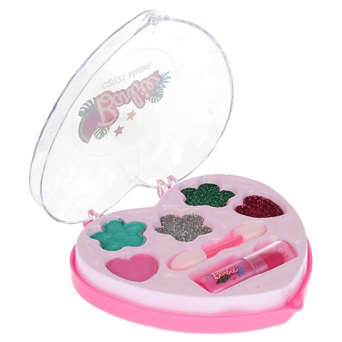 

МИЛАЯ ЛЕДИ Набор косметики для девочек Барби: Тени, Тени с блестками, Помада, аппликатор, Набор косметики для девочек Барби: Тени, Тени с блестками, Помада, аппликатор