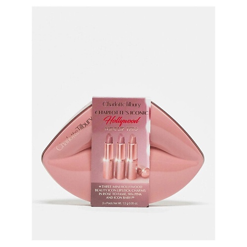

CHARLOTTE TILBURY Набор для губ Hollywood Iconic Mini Lip Trio, Набор для губ Hollywood Iconic Mini Lip Trio