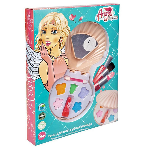 

ANGEL LIKE ME Набор детской декоративной косметики "Ракушка с зеркалом", Набор детской декоративной косметики "Ракушка с зеркалом"