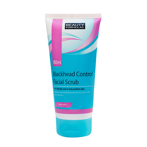 

BEAUTY FORMULAS Скраб для лица от угрей Blackhead Control Facial Scrub 150, Скраб для лица от угрей Blackhead Control Facial Scrub