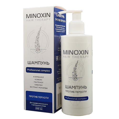 

МИНОКСИН Шампунь против перхоти 250, Шампунь против перхоти