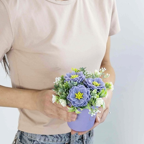 

ЛЭТУАЛЬ FLOWERS Композиция из мыла "Сиреневая мечта", Композиция из мыла "Сиреневая мечта"