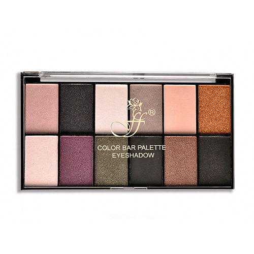 

FFLEUR Тени для век 12-ти цветные, Тени для век 12-ти цветные