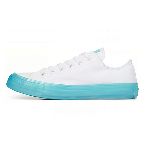 

CONVERSE Кроссовки Chuck Taylor All Star Womens Low White Bleached Aqua Womens, Кроссовки Chuck Taylor All Star Womens Low White Bleached Aqua Womens