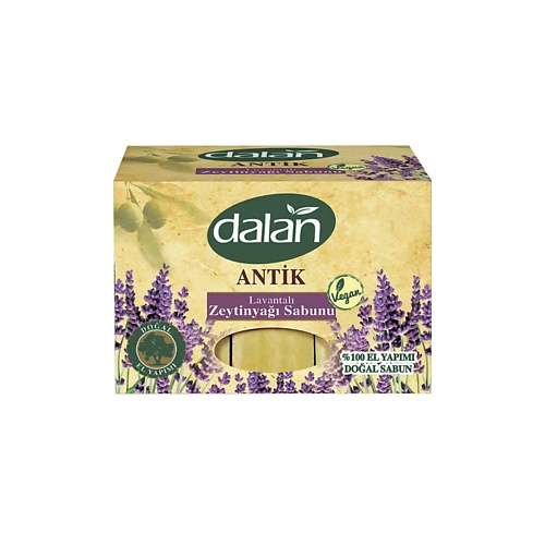 

DALAN Мыло кусковое Antique, натуральное Лавандовое 450, Мыло кусковое Antique, натуральное Лавандовое