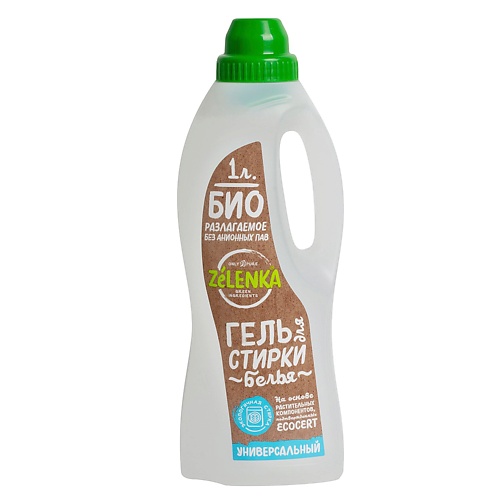

ZELENKA Гель-концентрат для стирки Универсальный 1000, Гель-концентрат для стирки Универсальный