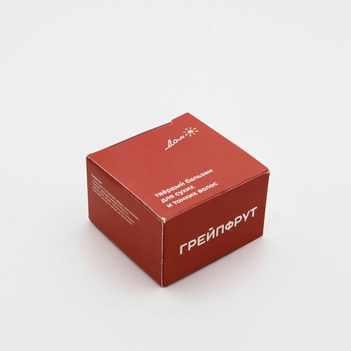 

ДОМ СОЛНЦЕ Твёрдый бальзам для сухих и ослабленных волос "Грейпфрут" 25, Твёрдый бальзам для сухих и ослабленных волос "Грейпфрут"