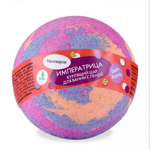 

МЫЛОВАРОВ Ароматизирующая соль для ванн с пеной "Императрица", Ароматизирующая соль для ванн с пеной "Императрица"