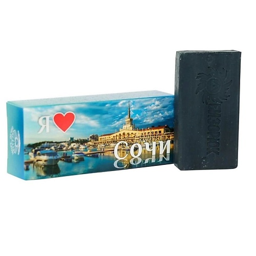 

БИЗОРЮК Мыло грязевое для рук и лица "Я люблю Сочи" МореЛечит 85, Мыло грязевое для рук и лица "Я люблю Сочи" МореЛечит