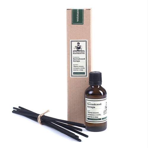 

ВОТКИНСКАЯ МАНУФАКТУРА Аромадиффузор "БАЛТИЙСКИЙ ЯНТАРЬ" 50, Аромадиффузор "БАЛТИЙСКИЙ ЯНТАРЬ"